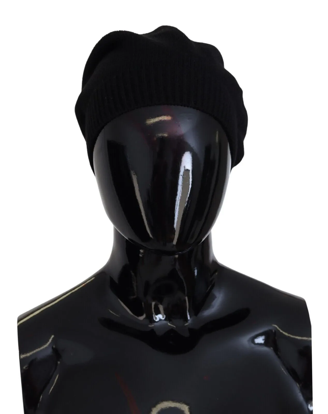 Dolce & Gabbana Women's Elegant Black Wool Blend Beanie