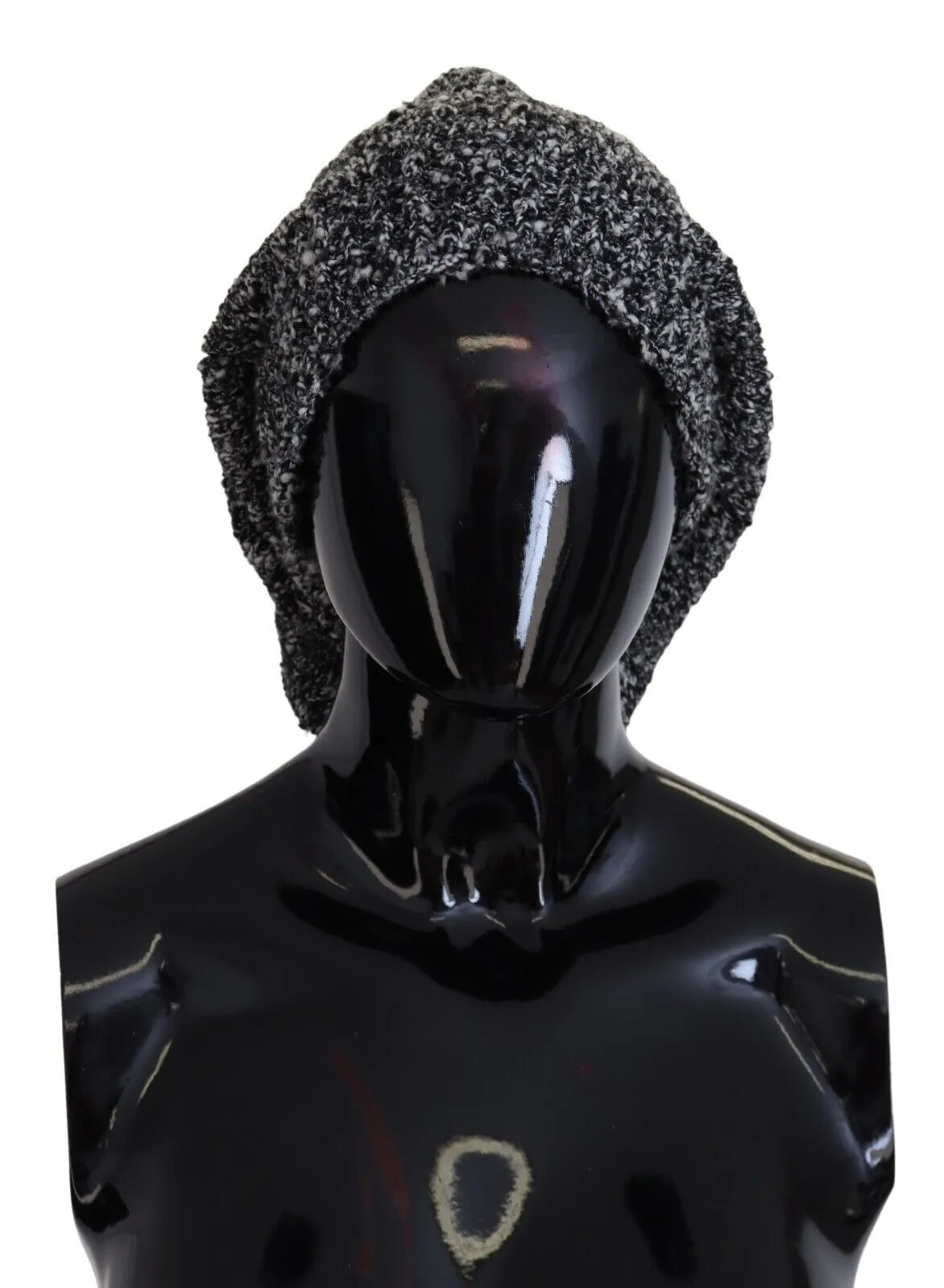 Dolce & Gabbana Women's Chic Gray Virgin Wool Beanie Hat