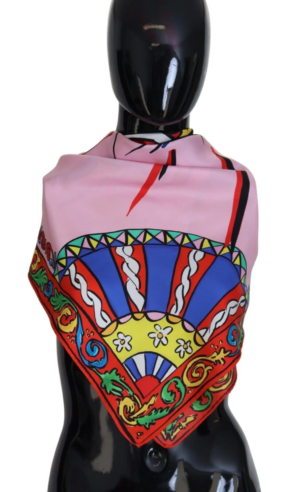 Dolce & Gabbana Men's Sumptuous Silk Scarf with Exclusive Print