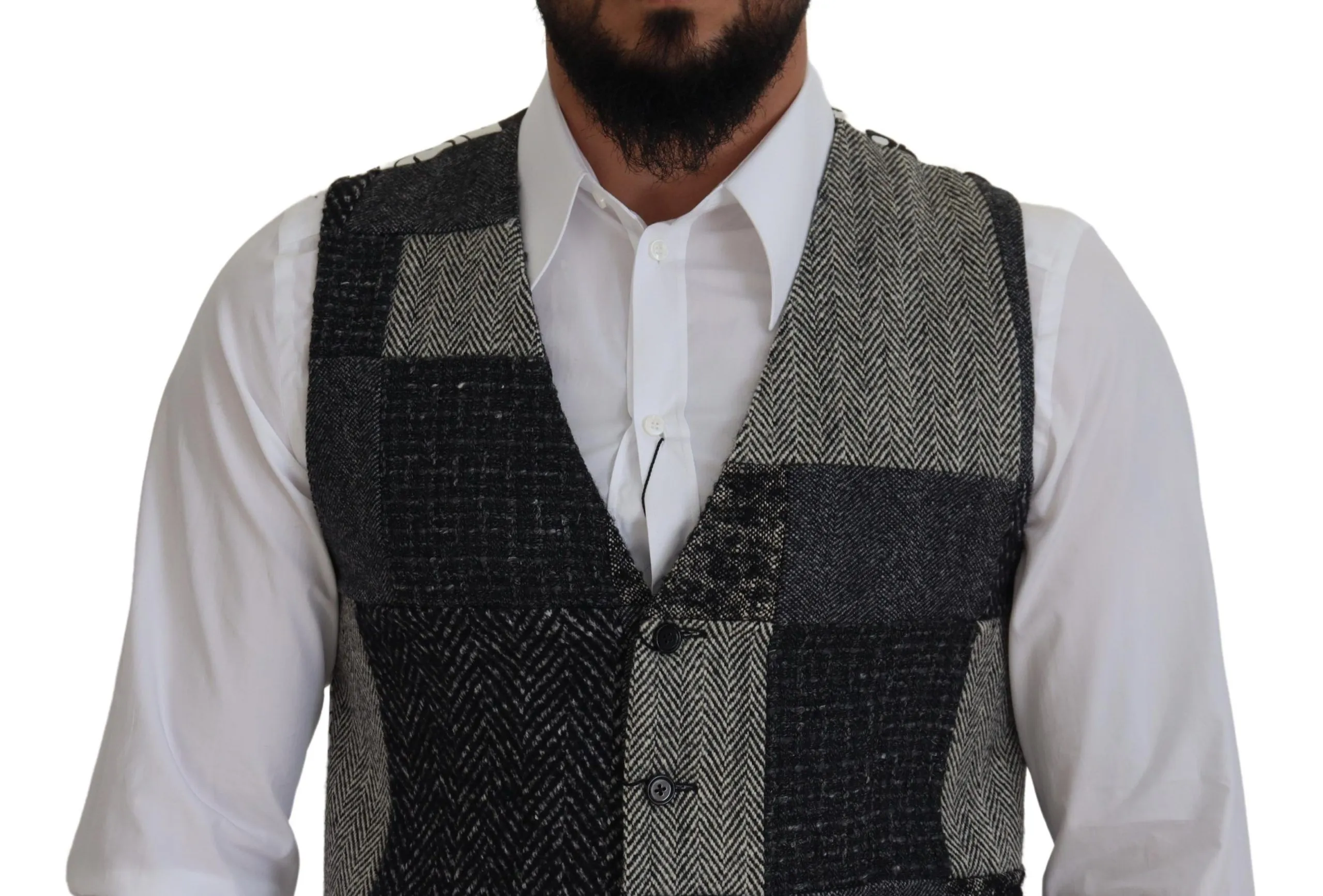 Dolce & Gabbana Men's Multicolor Formal Dress Vest