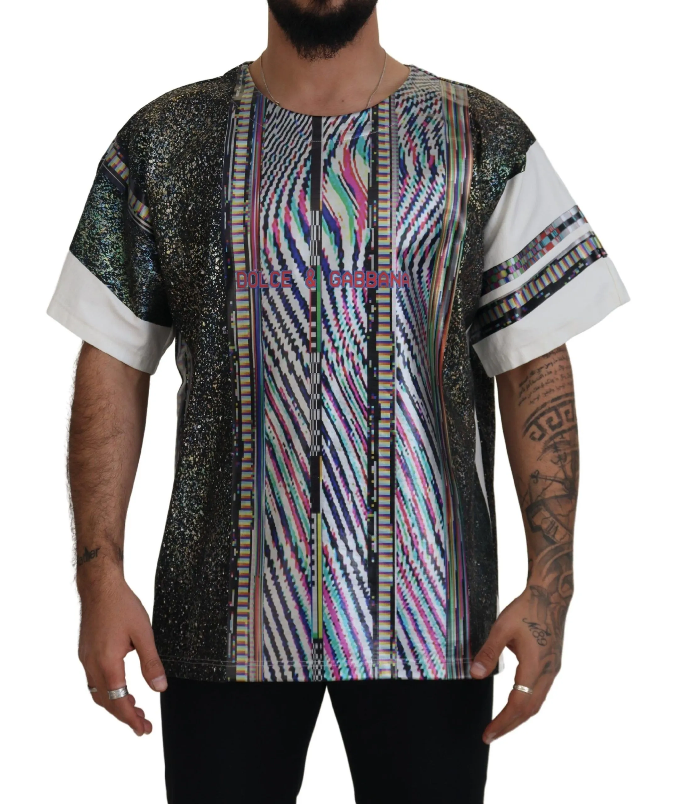 Dolce & Gabbana Men's Vibrant Short Sleeve Luxury Tee