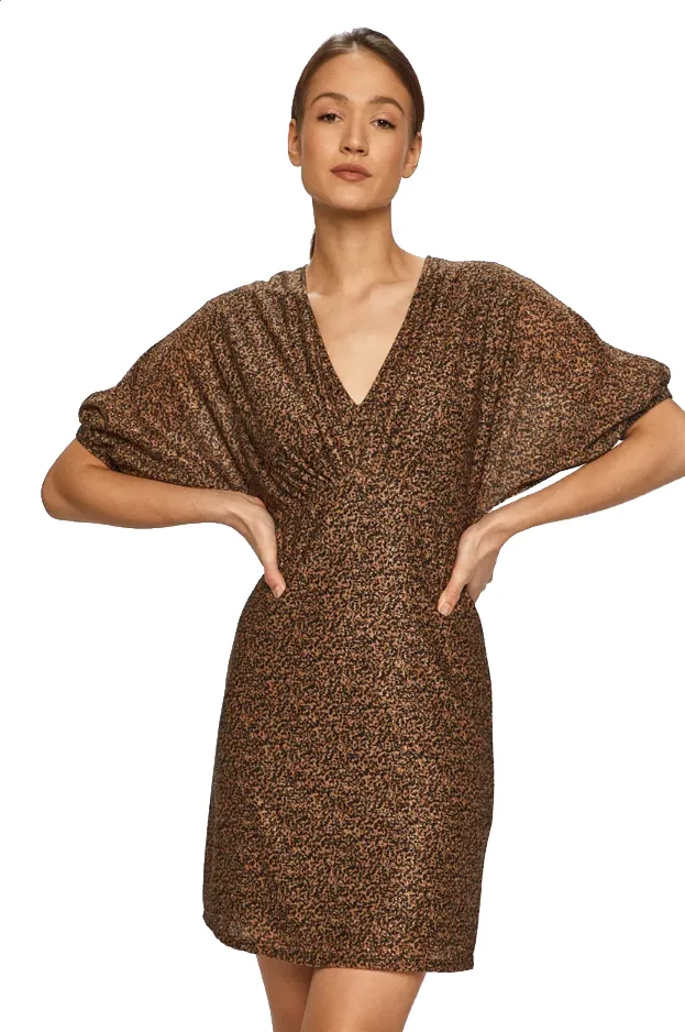 Liu Jo Women's Elegant V-Neck Patterned Summer Dress