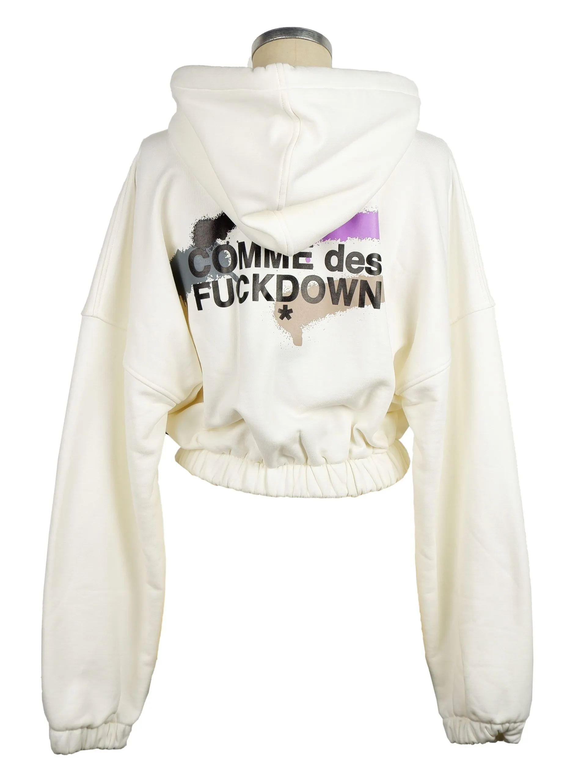 Comme Des Fuckdown Women's Chic Hooded Sweatshirt with Signature Print