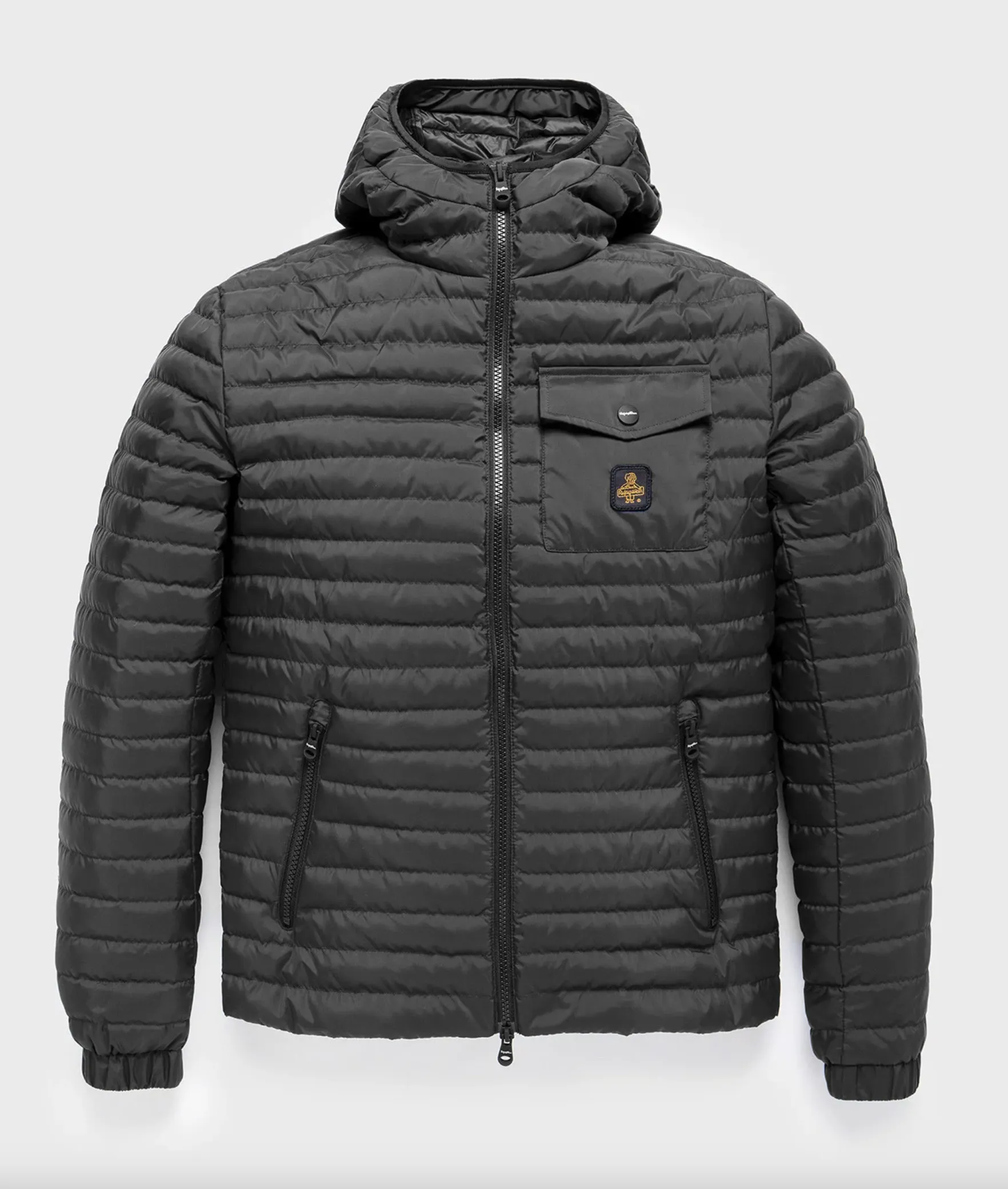 Refrigiwear Men's Ultra-Light Down Men's Jacket with Adjustable Hood