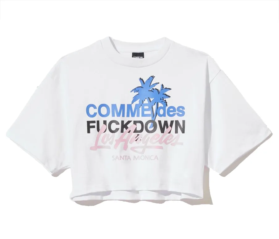 Comme Des Fuckdown Women's Eloquent Sleeveless Logo Tee in White