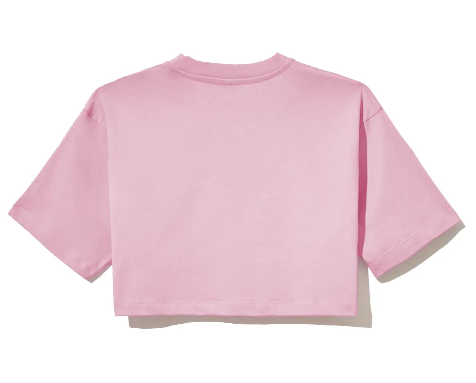 Comme Des Fuckdown Women's Pink Short Sleeve Logo Tee
