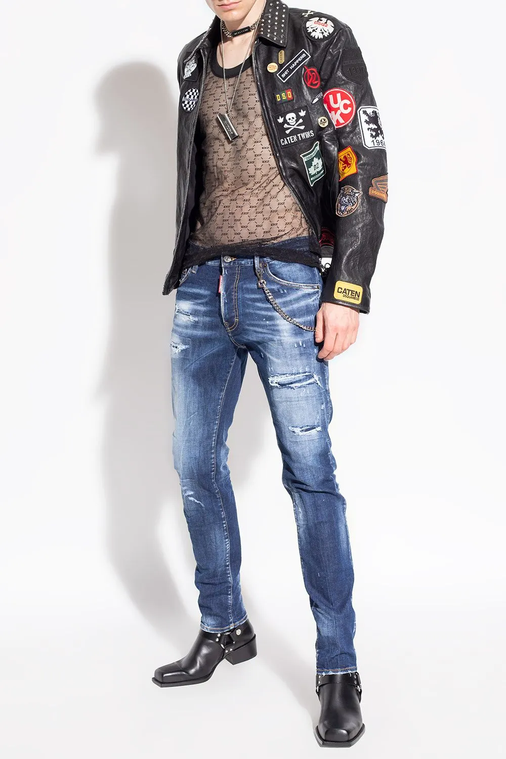 Dsquared² Men's Cool Guy Distressed Tapered Jeans