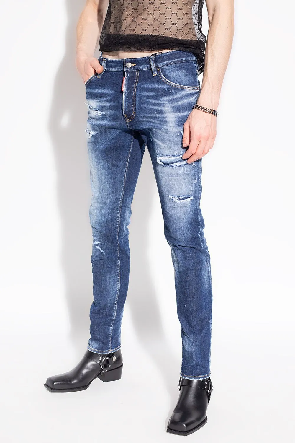 Dsquared² Men's Cool Guy Distressed Tapered Jeans