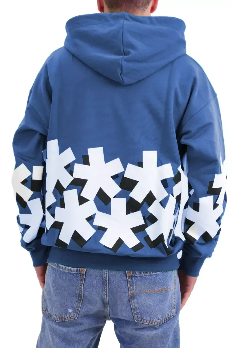 Comme Des Fuckdown Men's Urban Chic Cotton Hooded Sweatshirt - Drawstring & Prints