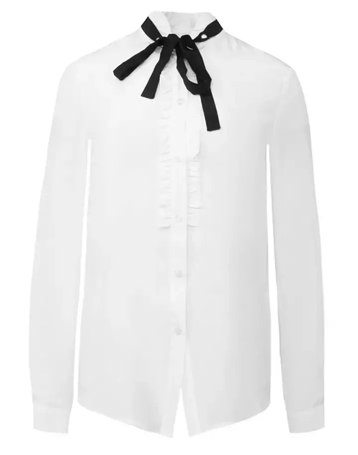 Liu Jo Women's Elegant Silk Blouse with Pearl Details