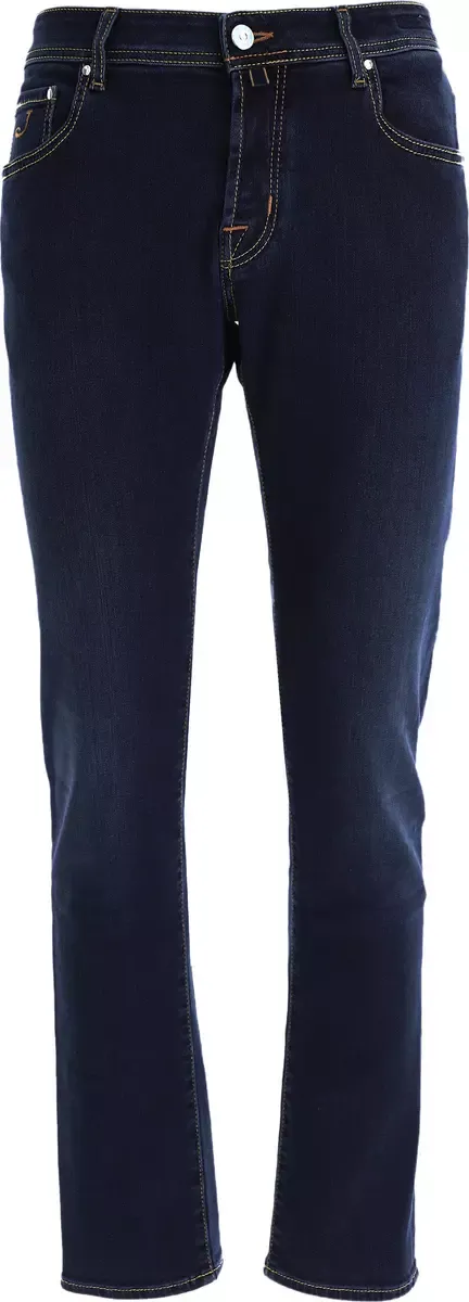 Jacob Cohen Men's Elegant Dark Blue Denim Sophistication