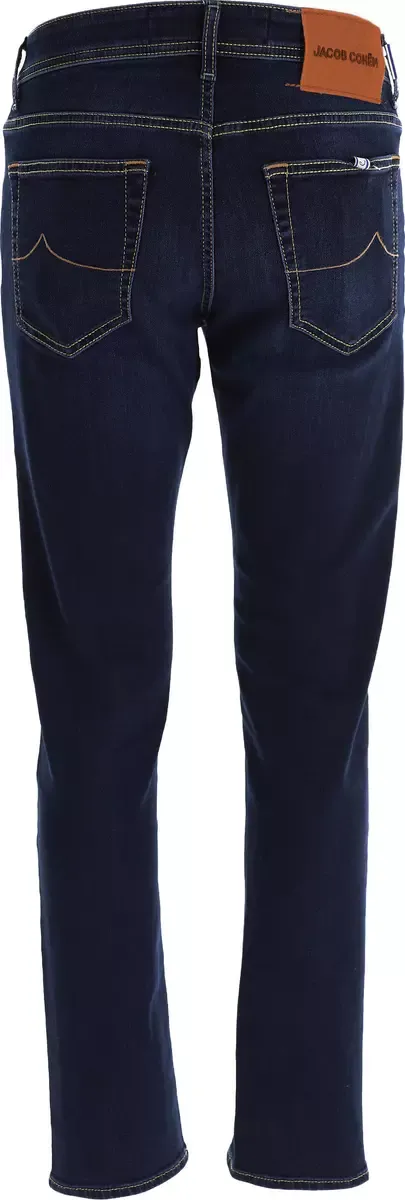 Jacob Cohen Men's Elegant Dark Blue Denim Sophistication