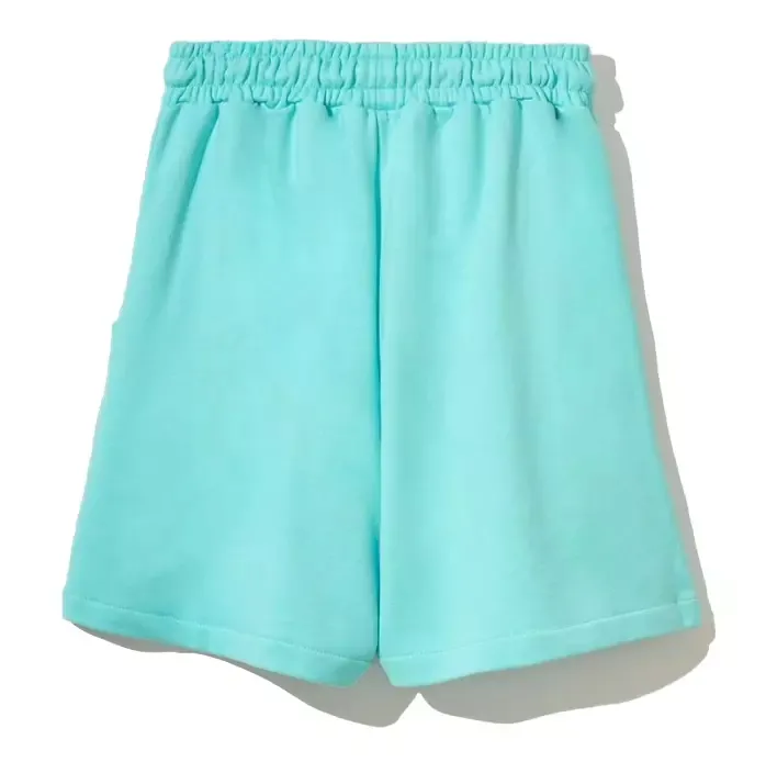 Comme Des Fuckdown Women's Light Blue Cotton Bermuda Shorts with Logo Print