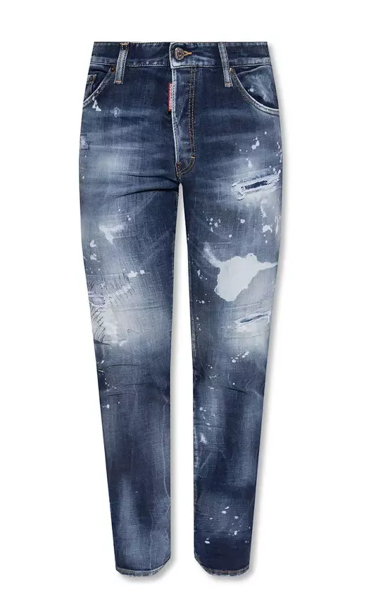 Dsquared² Men's Chic Cool Guy Paint-Splattered Jeans