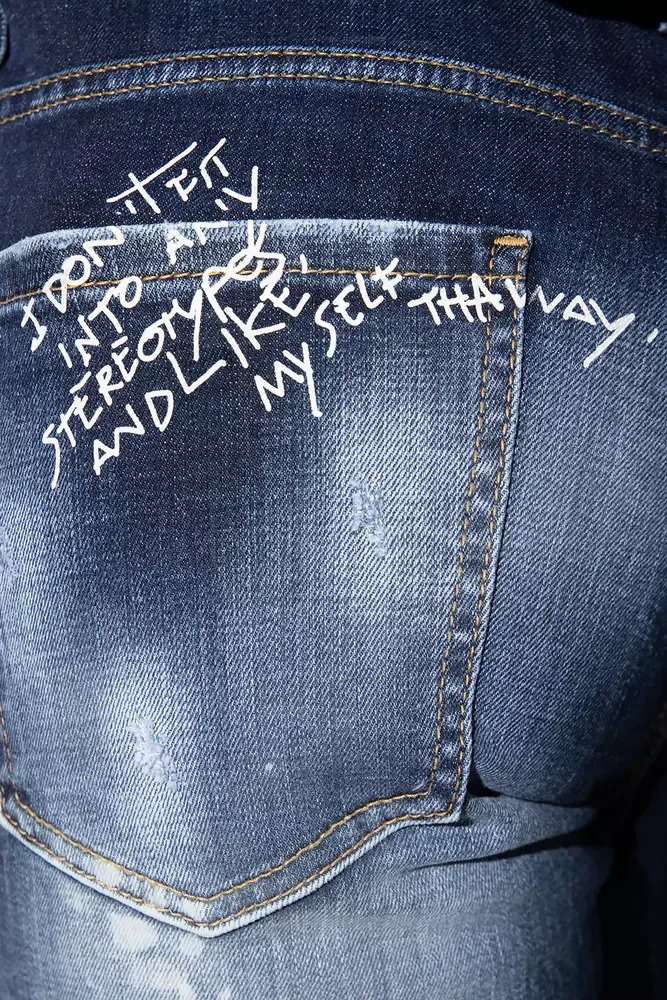 Dsquared² Men's Chic Cool Guy Paint-Splattered Jeans