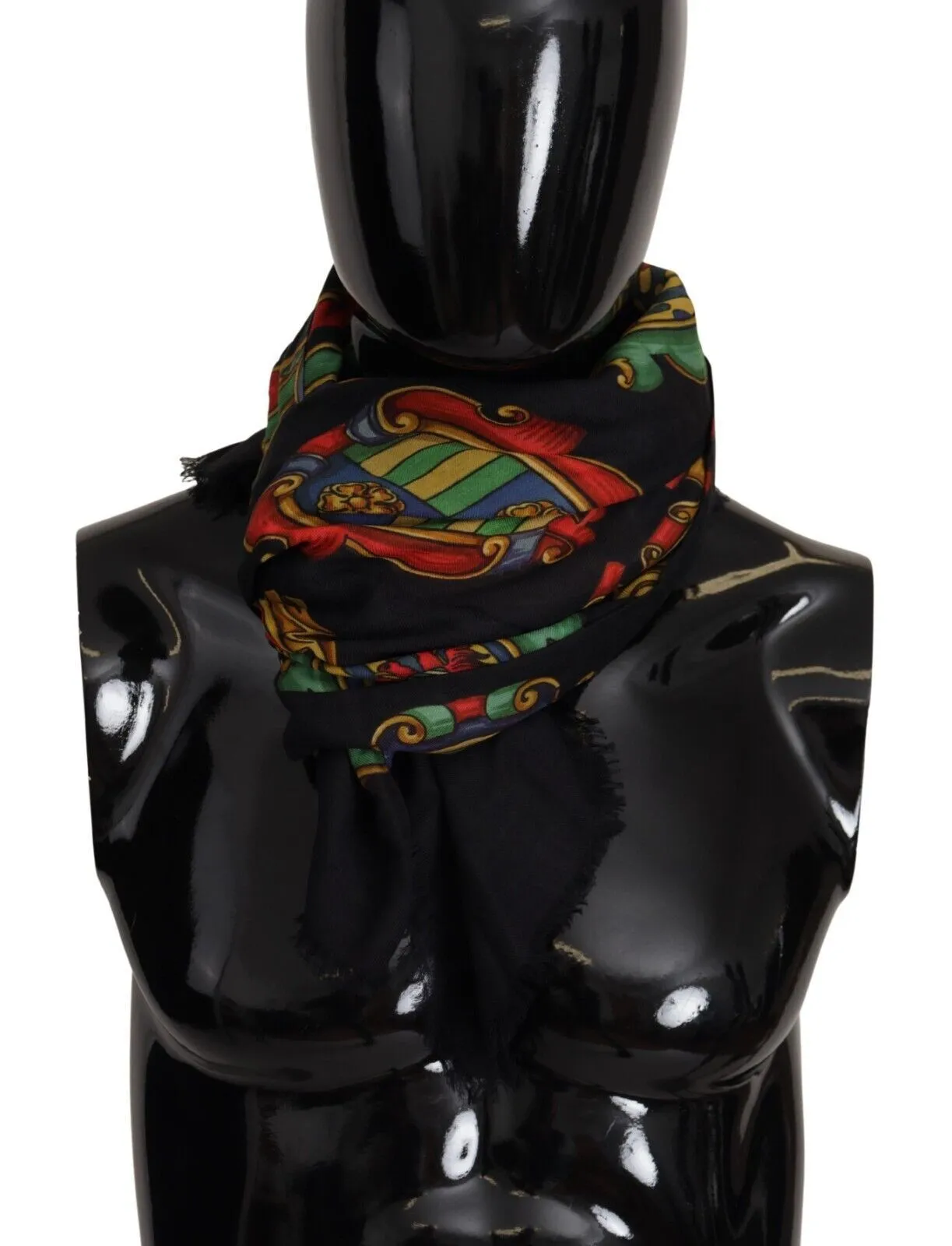 Dolce & Gabbana Men's Multicolor Modal-Cashmere Blend Scarf