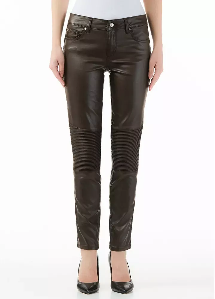 Liu Jo Women's Chic Bottom Up Biker-Inspired Pants