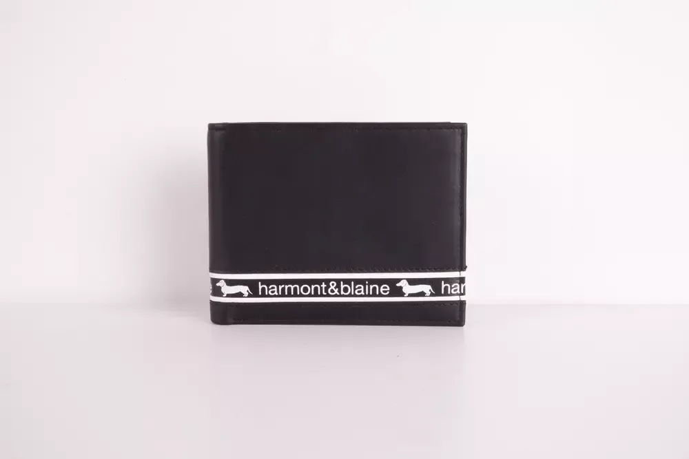 Harmont & Blaine Men's Sleek Calfskin Leather Wallet with RFID Secure Tech