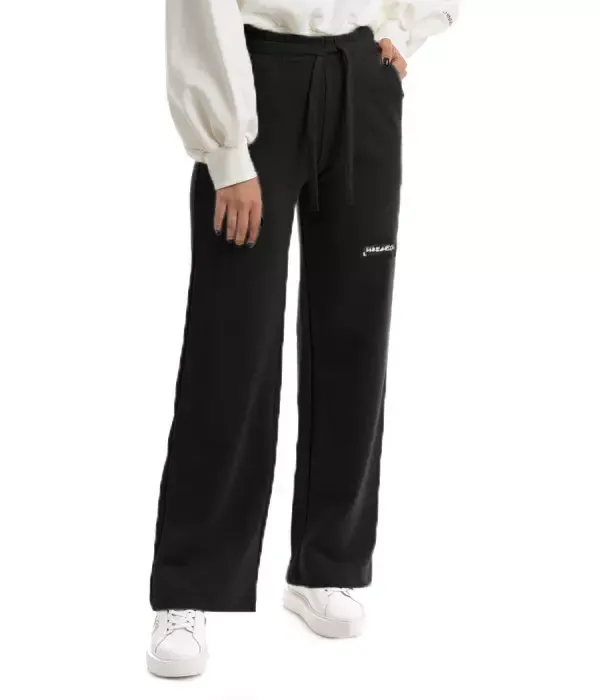 Hinnominate Women's Elegant Cotton Palazzo Pants with Drawstring