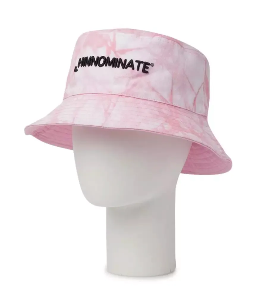 Hinnominate Women's Exquisite Pink Cotton Hat with Logo Accent