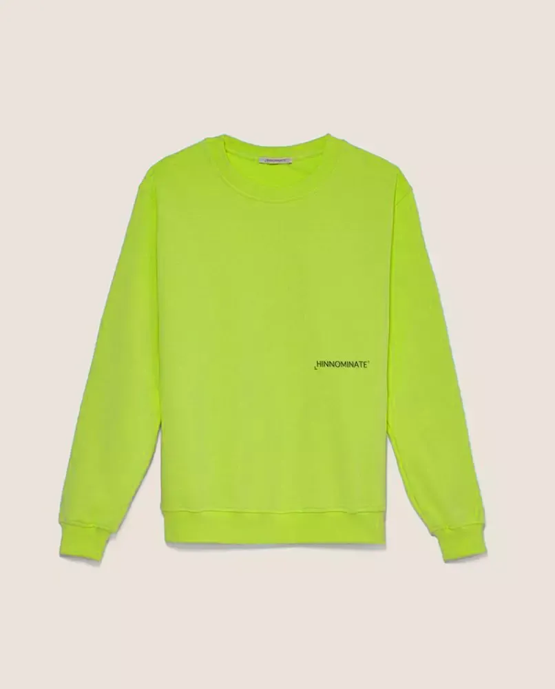 Hinnominate Men's Apple Green Long Sleeve Cotton Sweatshirt