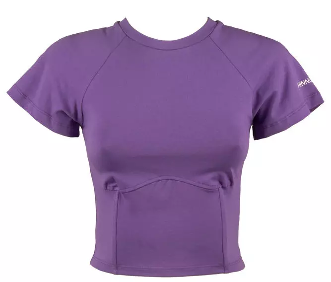 Hinnominate Women's Chic Bi-Elastic Crop Top with Bustier and Logo