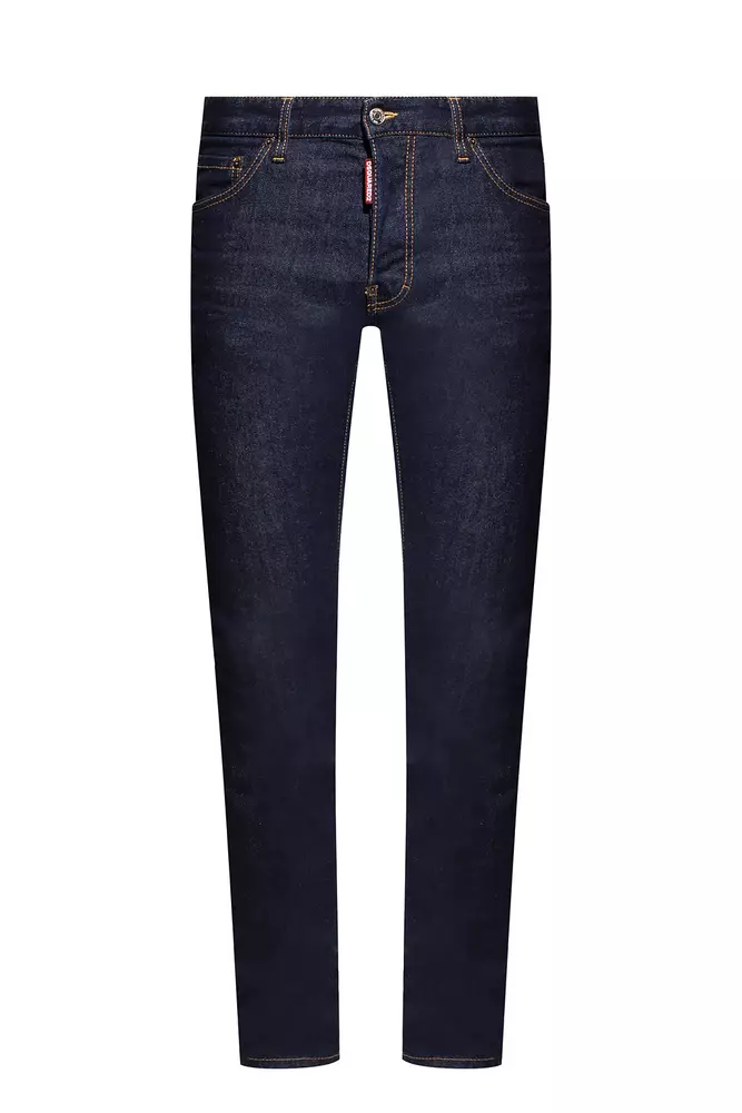 Dsquared² Men's Navy Blue Cool Guy Tapered Jeans