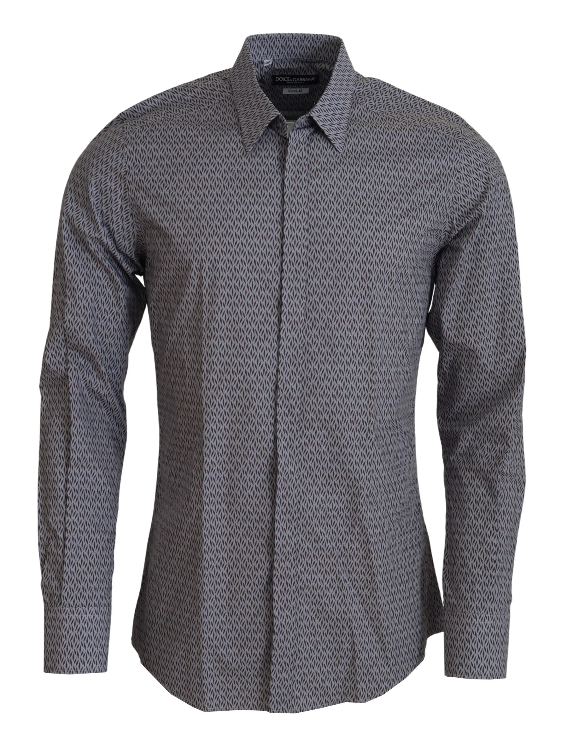 Dolce & Gabbana Men's Elegant Slim Fit Formal Cotton Shirt