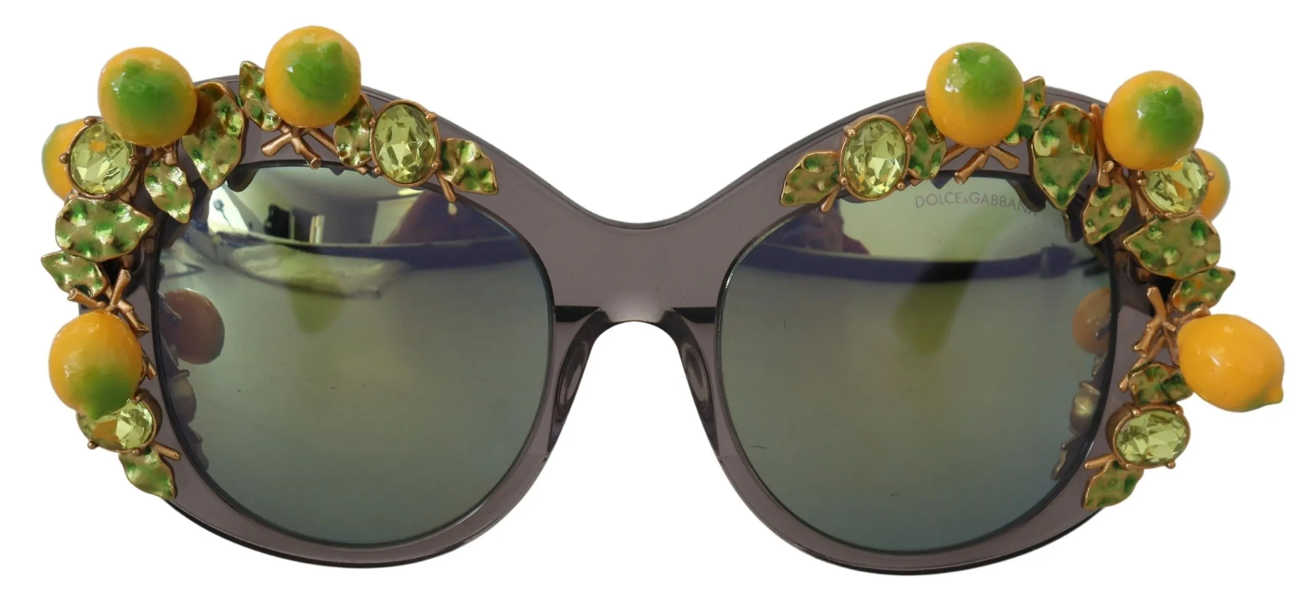 Dolce & Gabbana Elegant Crystal Appliqued Women's Sunglasses