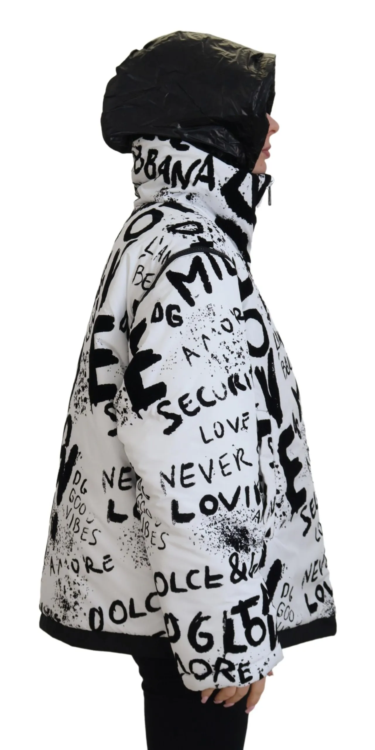 Dolce & Gabbana Women's Elegant Graphic Print Zip Jacket