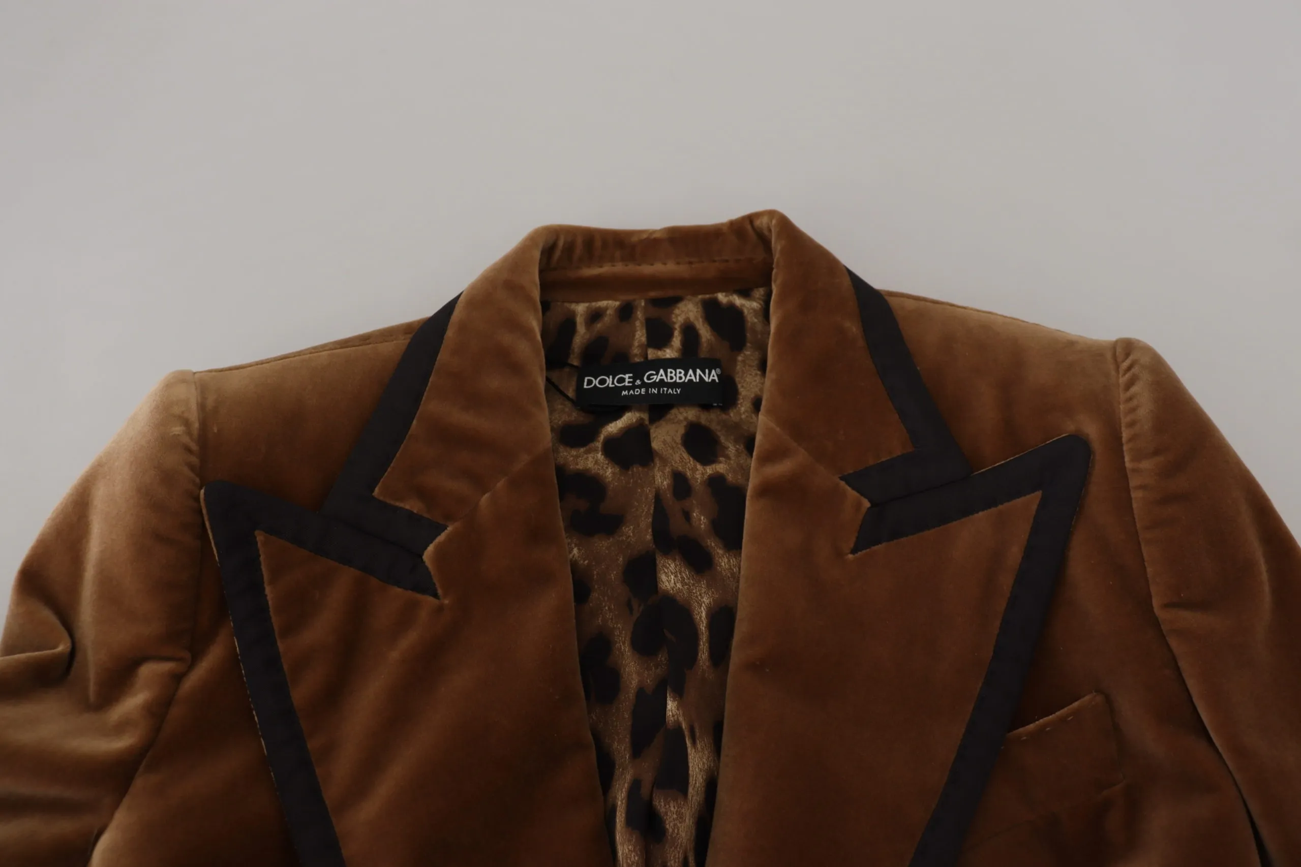 Dolce & Gabbana Women's Elegant Double Breasted Brown Blazer Jacket