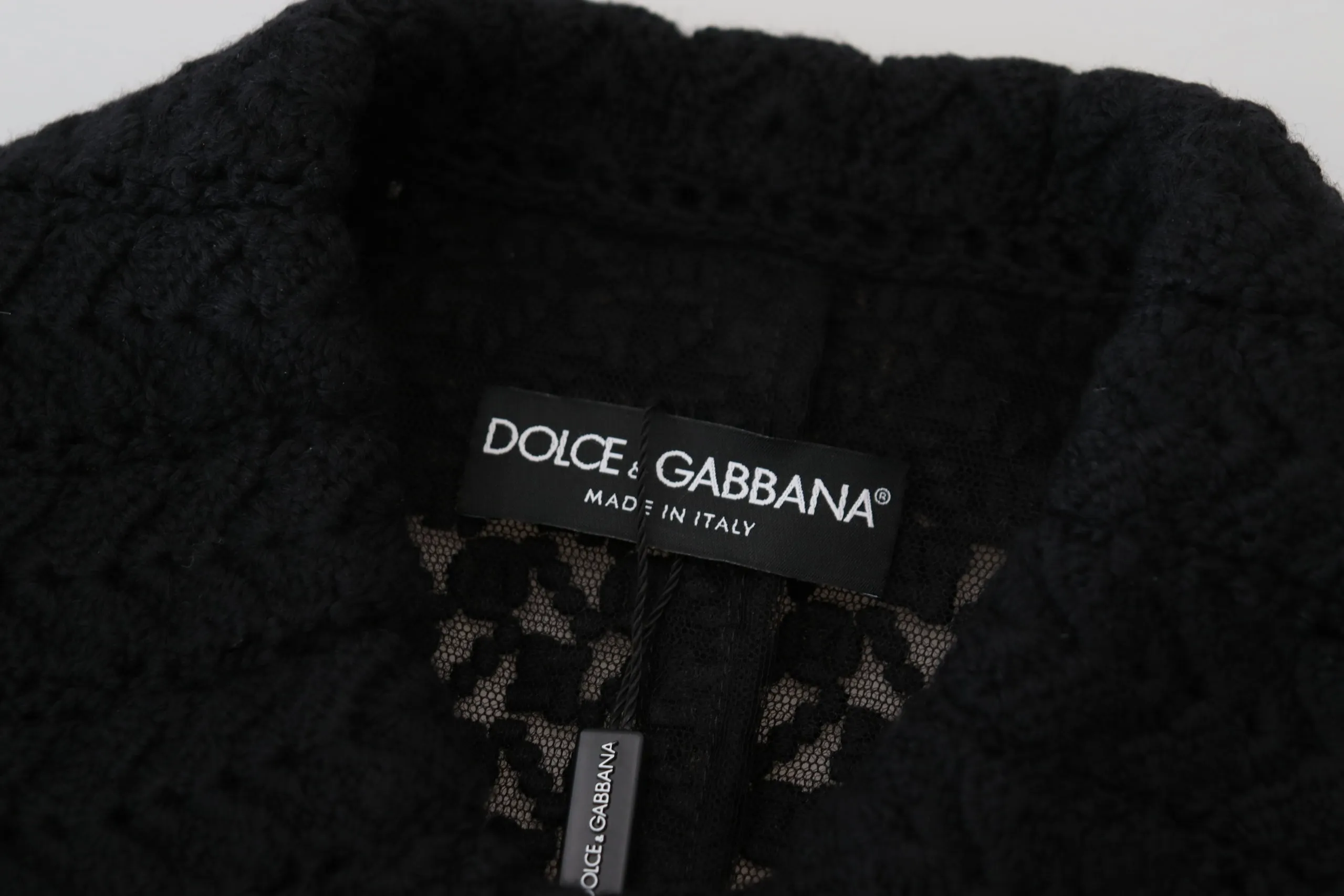 Dolce & Gabbana Women's Classic Button Down Knitted Long Jacket