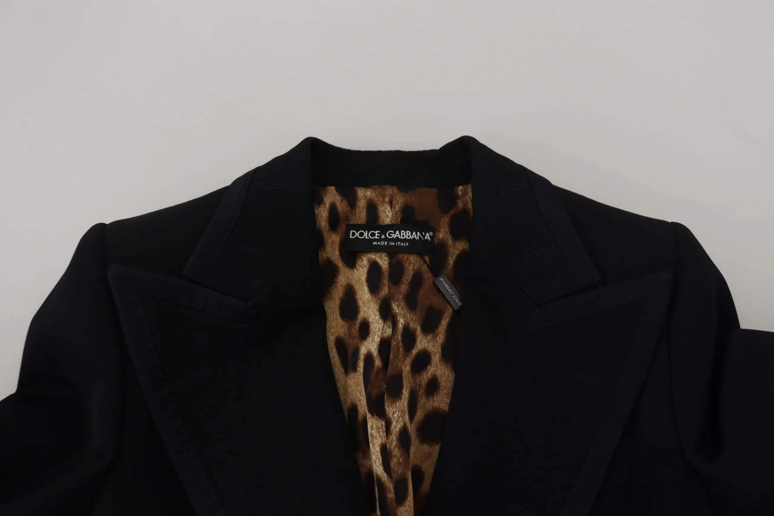 Dolce & Gabbana Women's Elegant Black Trench Blazer Jacket