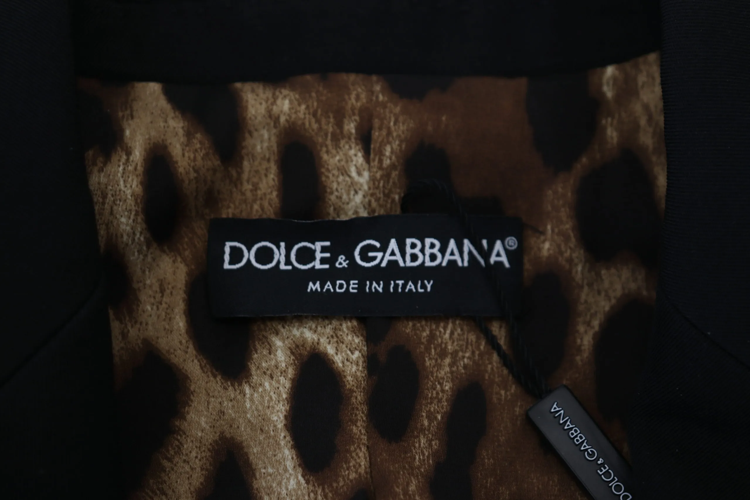 Dolce & Gabbana Women's Elegant Black Trench Blazer Jacket