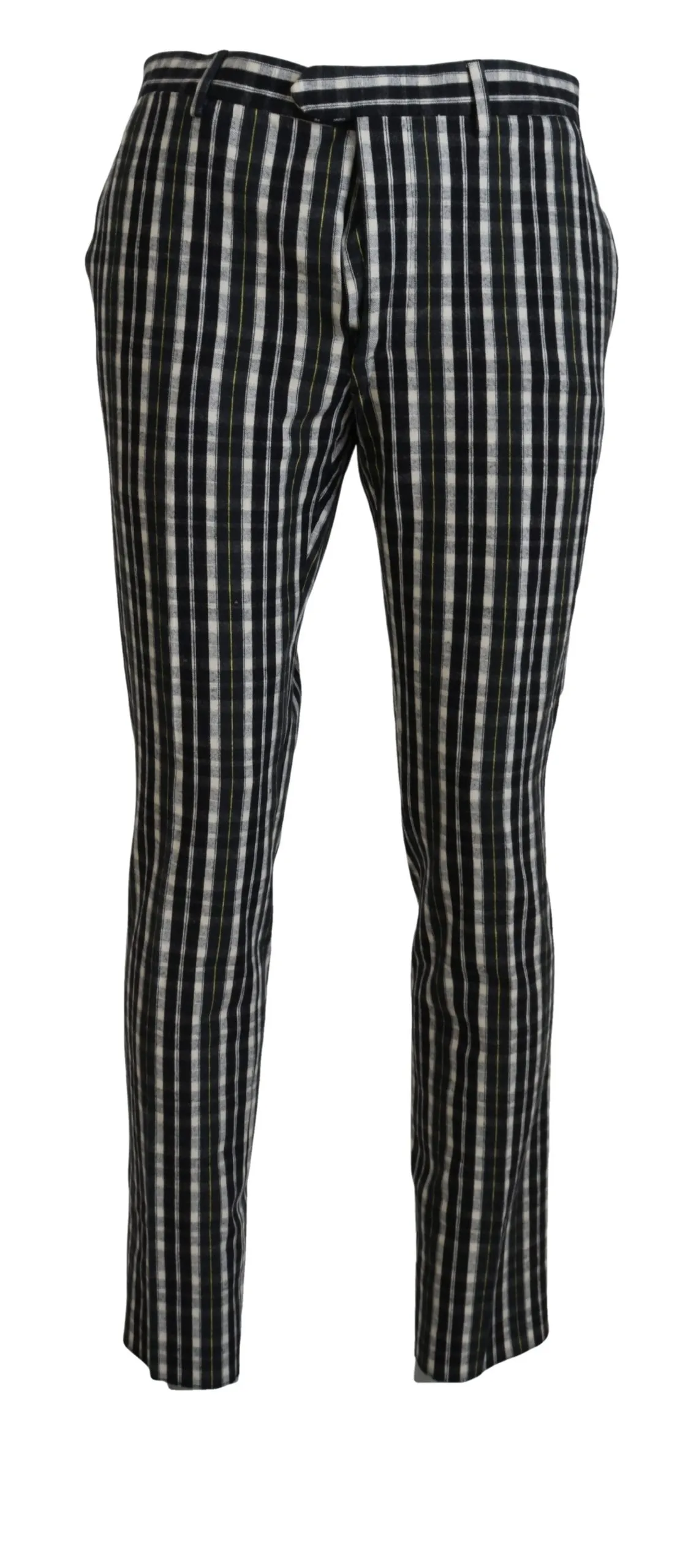 BENCIVENGA Men's Elegant Black and White BENCIVENGA Pants