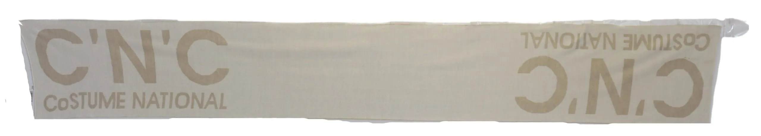 Costume National Women's Elegant Beige Wool-Blend Scarf Wrap