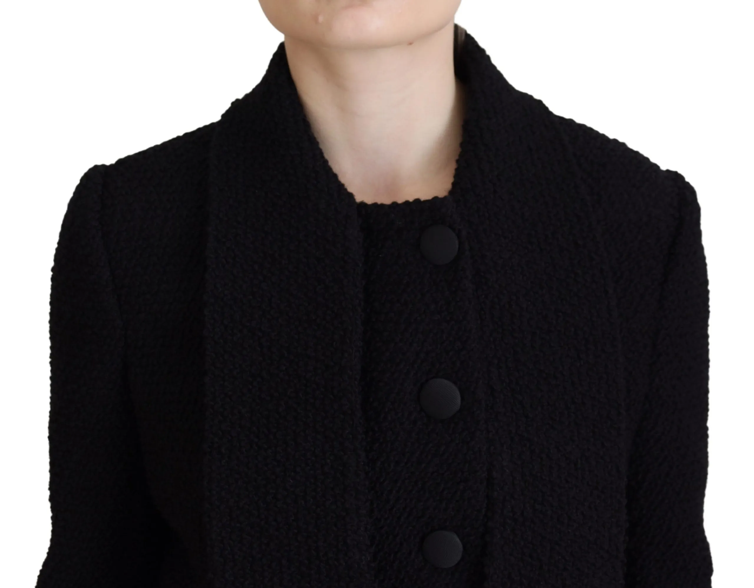 Dolce & Gabbana Women's Elegant Double Breasted Wool-Silk Jacket