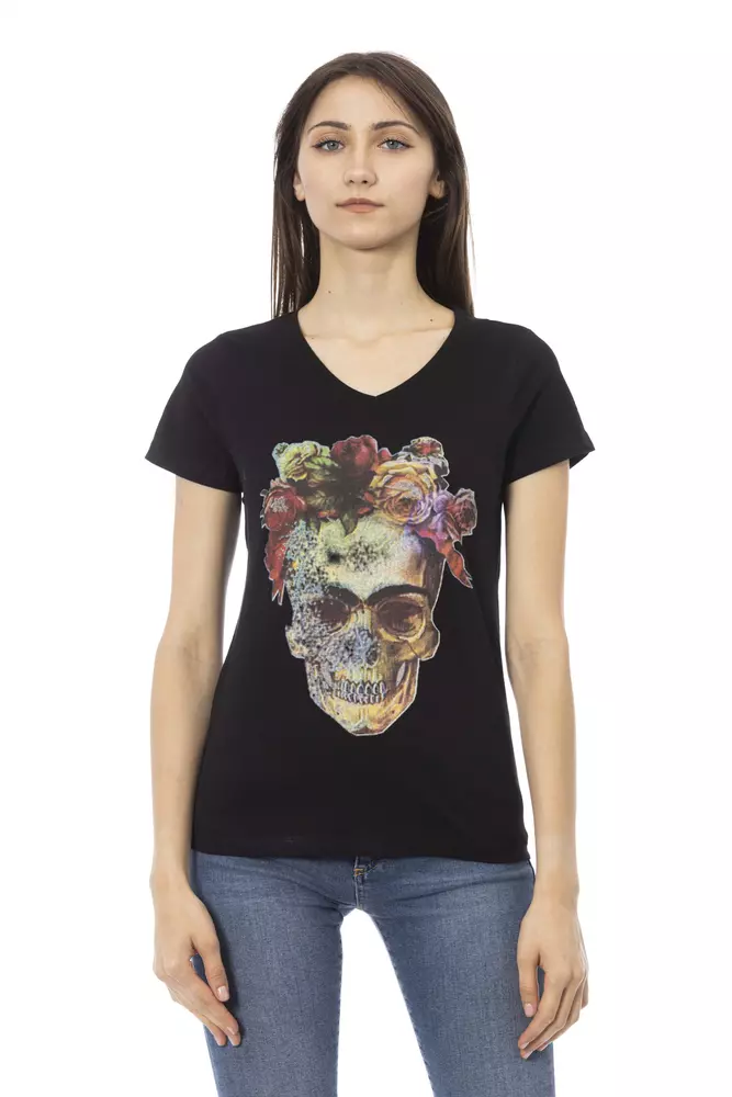 Trussardi Action Women's Black Cotton Women's Top