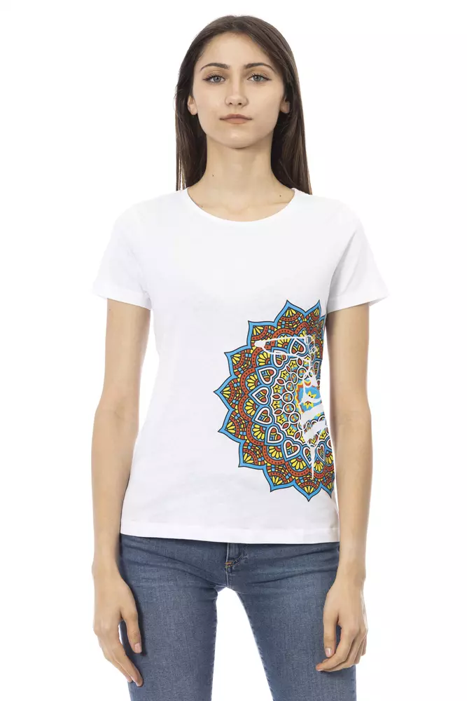 Trussardi Action Women's White Cotton Women's Top
