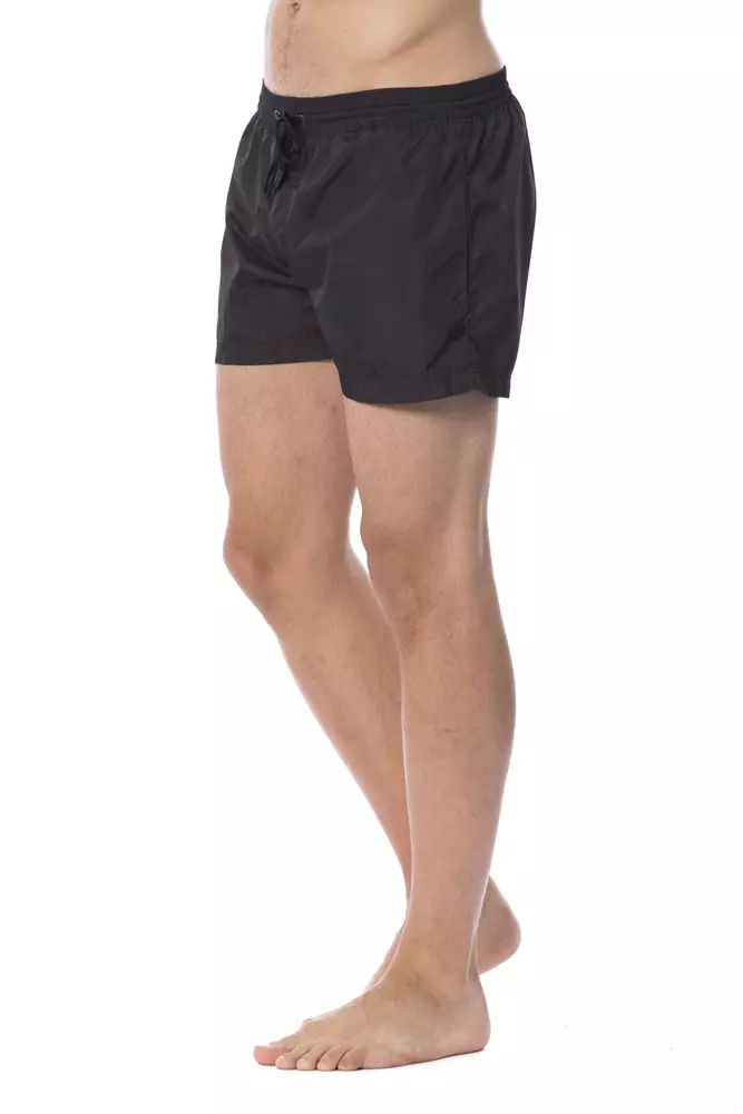 Roberto Cavalli Sport Men's Black Polyester Men's Swimwear