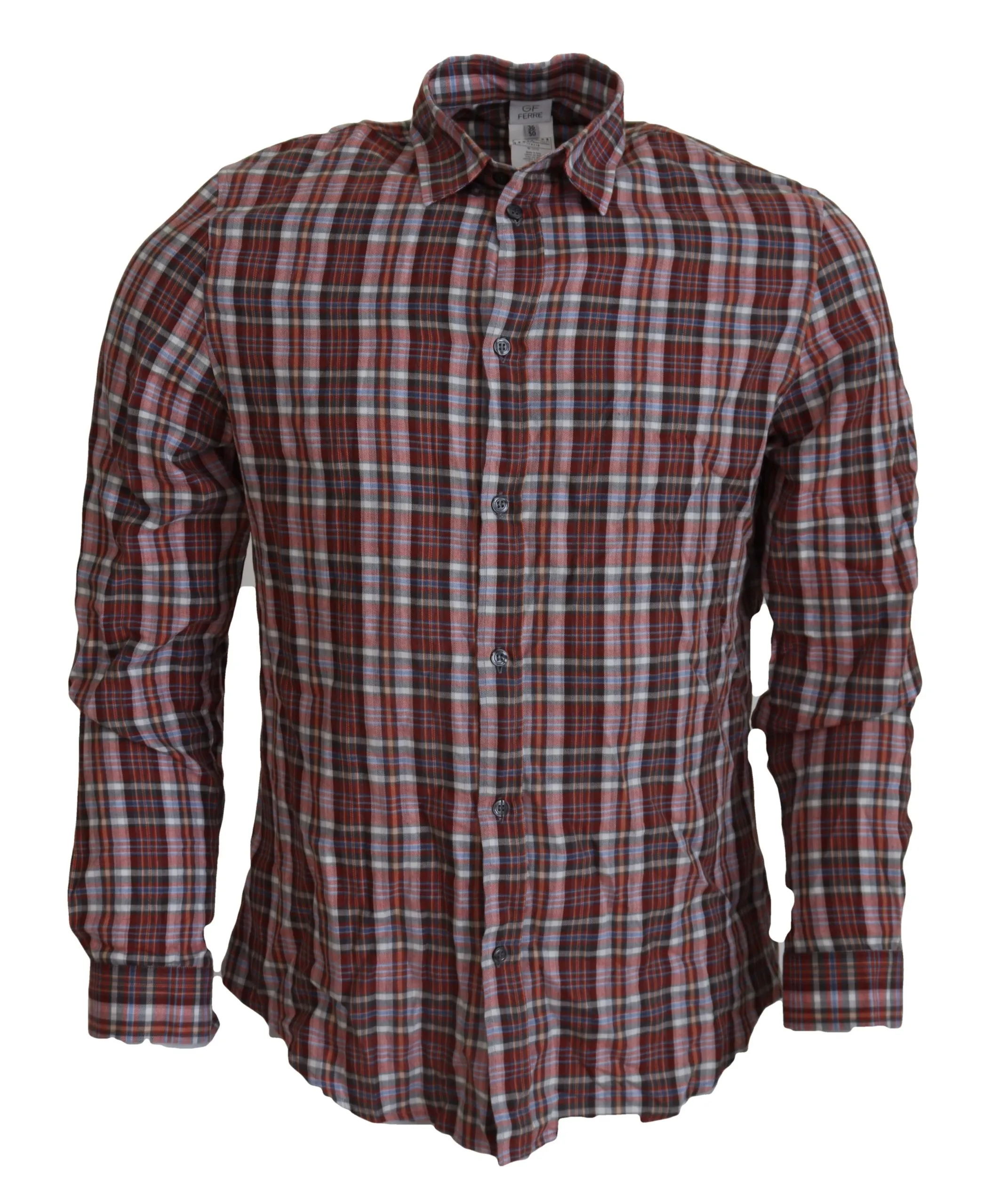 GF Ferre Men's Multicolor Cotton Casual Men's Shirt