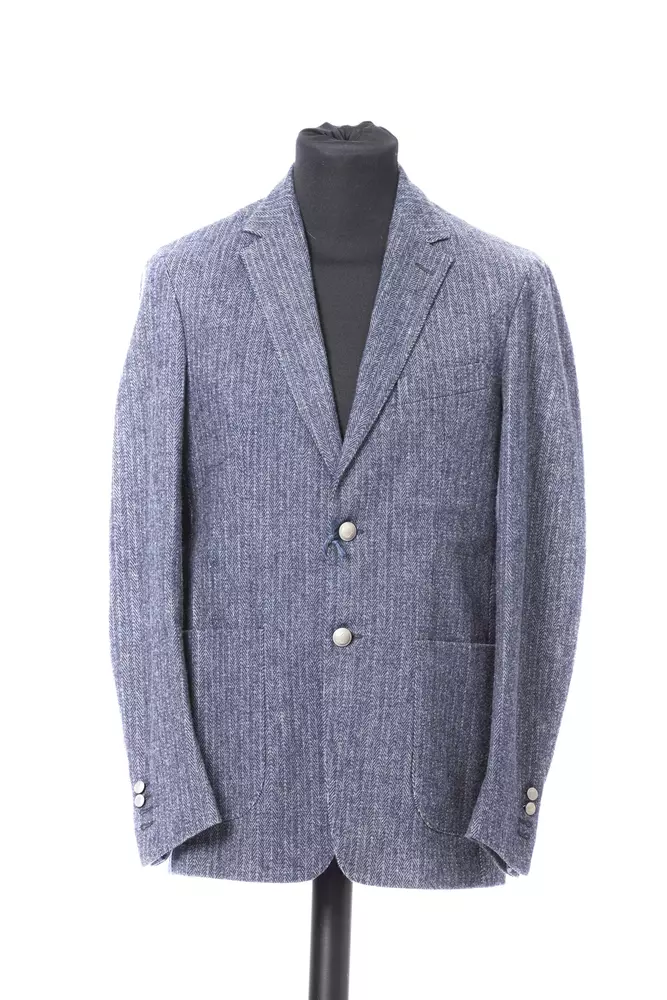 Jacob Cohen Men's Blue Cotton Mens Blazer
