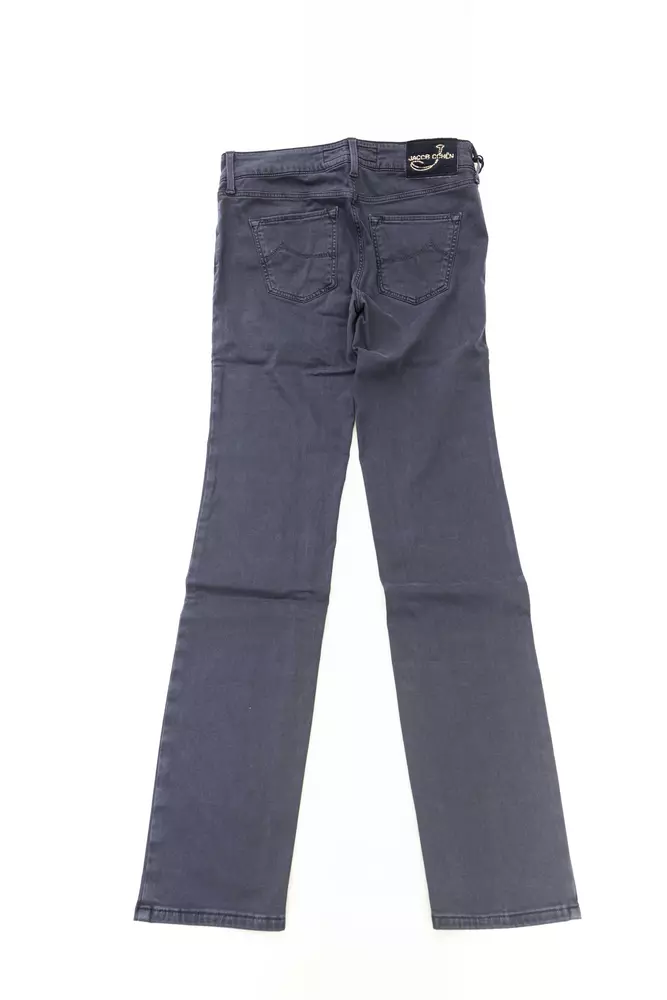 Jacob Cohen Women's Blue Cotton-Like Women's Jean