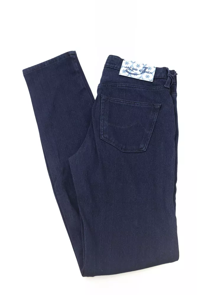 Jacob Cohen Women's Blue Cotton Women's Slim Jean