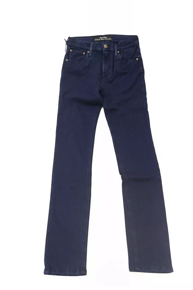 Jacob Cohen Women's Blue Cotton Women's Slim Jean