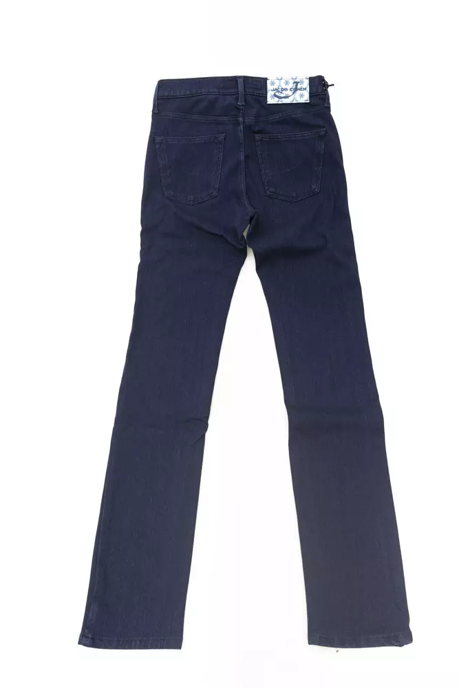 Jacob Cohen Women's Blue Cotton Women's Slim Jean