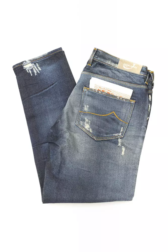 Jacob Cohen Women's Blue Cotton Women's Jean