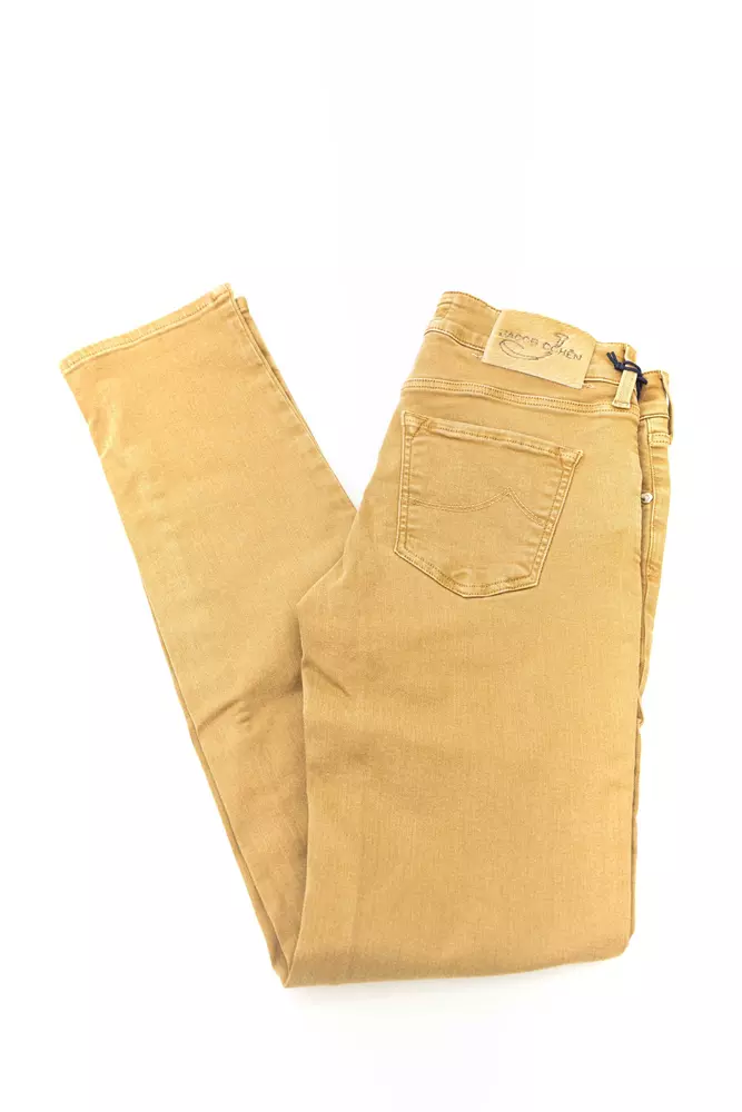 Jacob Cohen Beige Cotton Women Jeans