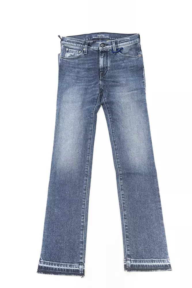 Jacob Cohen Women's Elegant Slim-Fit Fringe Jeans