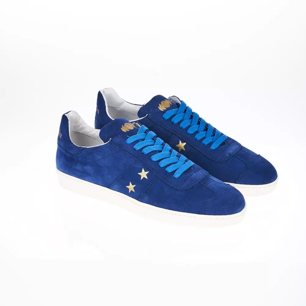 Pantofola D'Oro Men's Sleek Monocolor Lace-up Leather Sneakers